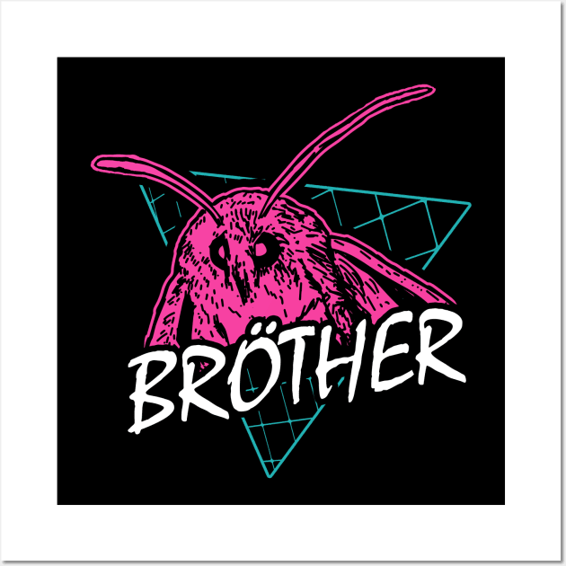 Brother Moth Meme Wall Art by dumbshirts